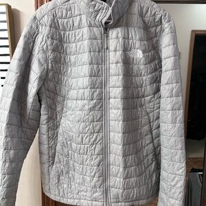 The North Face Gray Quilted Jacket